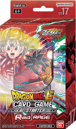 Dragon Ball Super Card Game Zenkai Red Rage Starter Deck #17 [DBS-SD17]