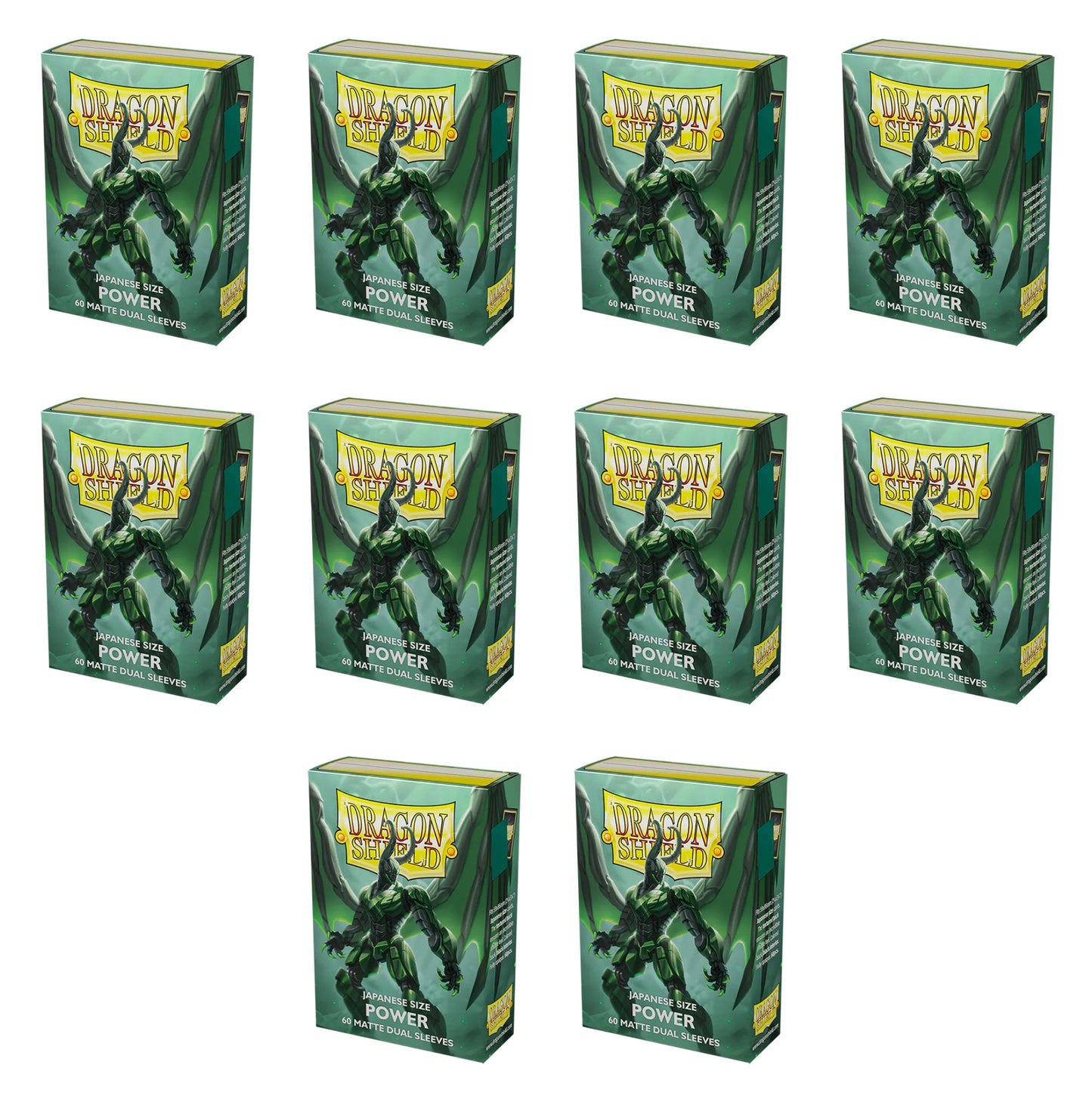 Dragon Shield Japanese (Yu-Gi-Oh Size) Card Sleeves Box - Matte Dual Power