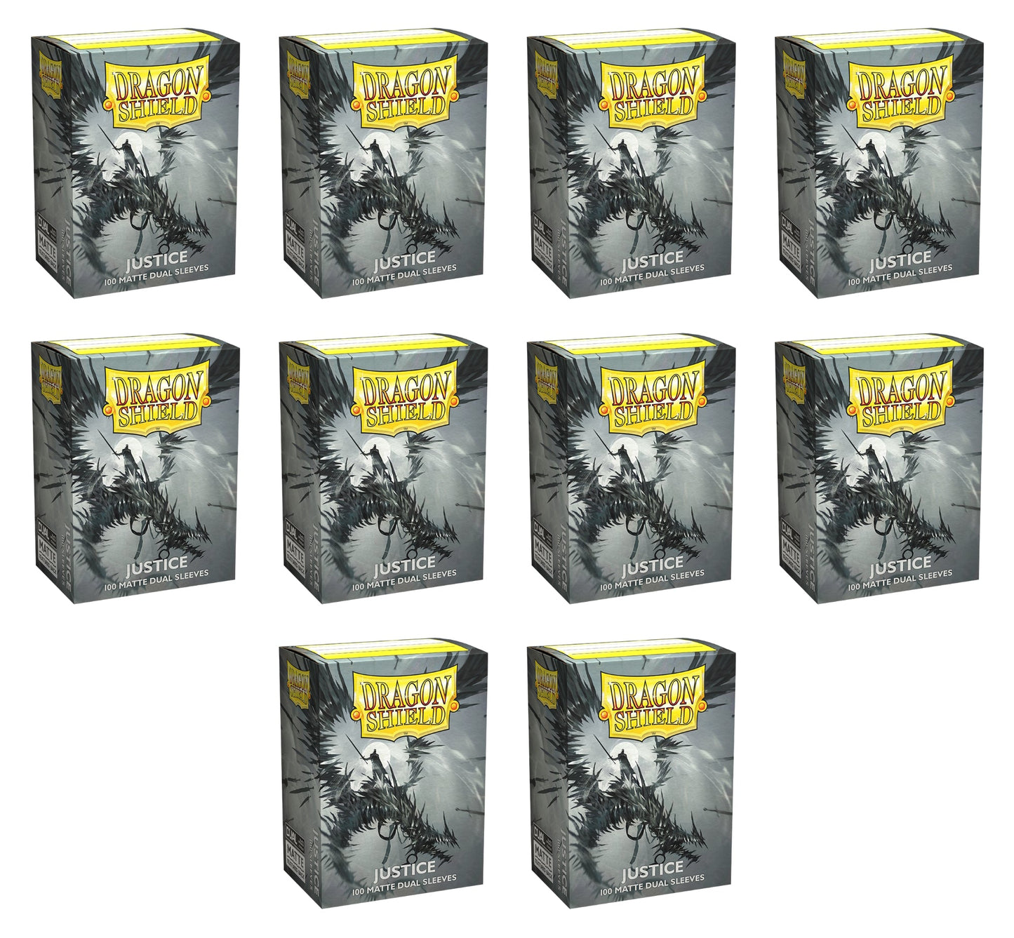 Dragon Shield Dual Sleeves Display Box - Matte Justice